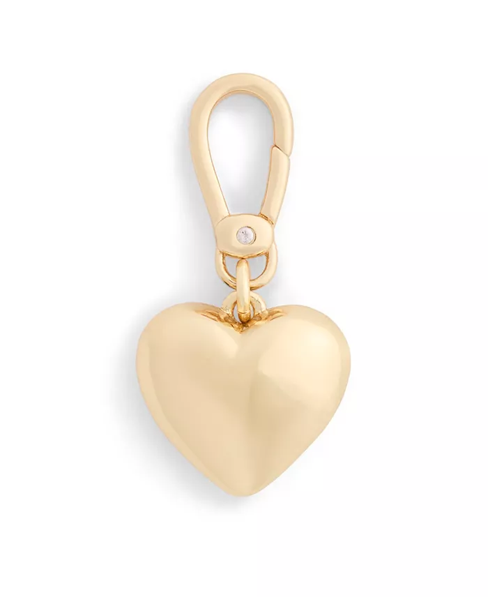 COACH Faux Stone Collectible Signature Quilted Heart Charms Jewelry & Watches