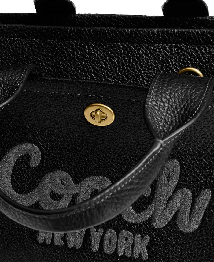 COACH Medium Bubble Leather Cargo Tote Bag Handbags Purses & Accessories