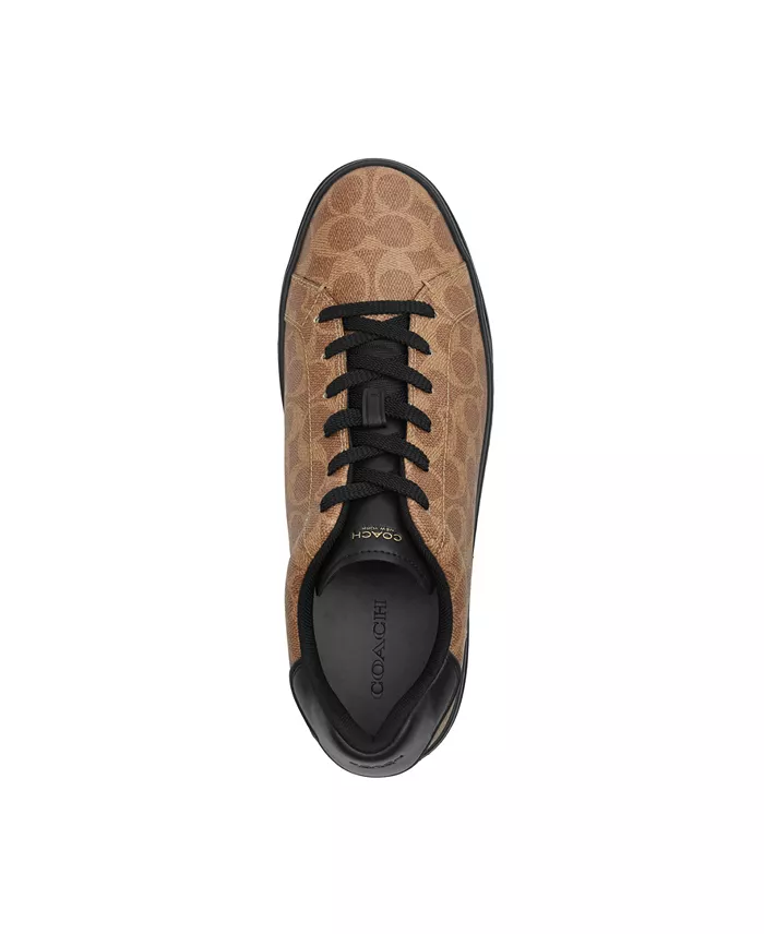 COACH Men's High Line Signature Canvas Sneaker Men's Shoes