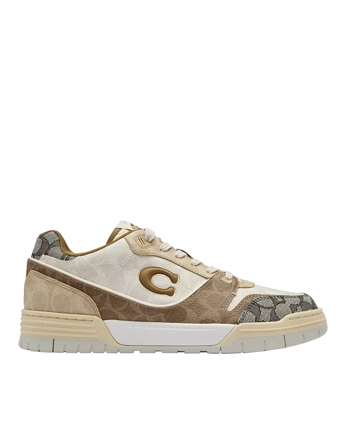 COACH Men's Soho Mixed Signature Sneakers Men's Shoes