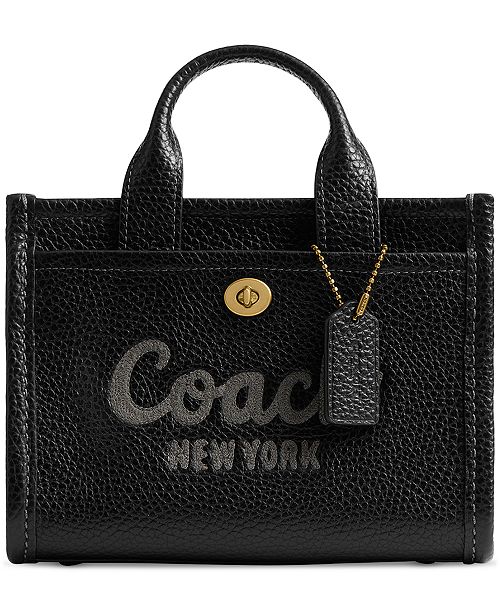 COACH Mini Leather Cargo Tote Bag 20 Handbags Purses & Accessories