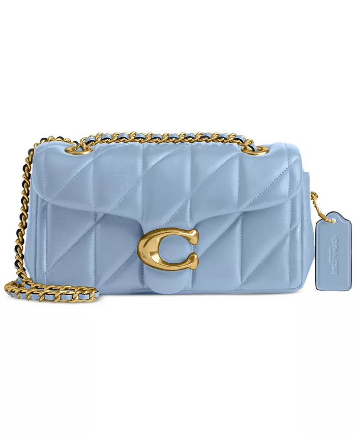 COACH Quilted Leather Tabby Shoulder Bag 20 With Chain Handbags Purses & Accessories