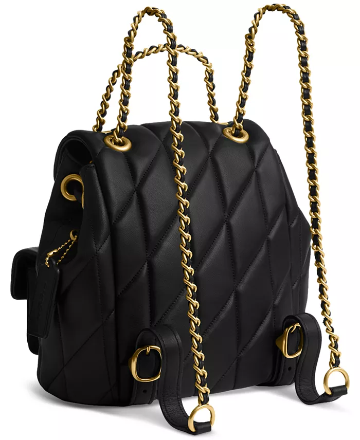 COACH Tabby Leather Backpack Handbags Purses & Accessories