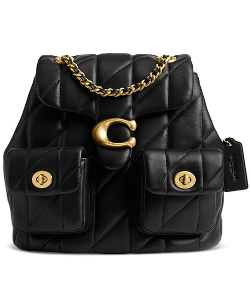 COACH Tabby Leather Backpack Handbags Purses & Accessories