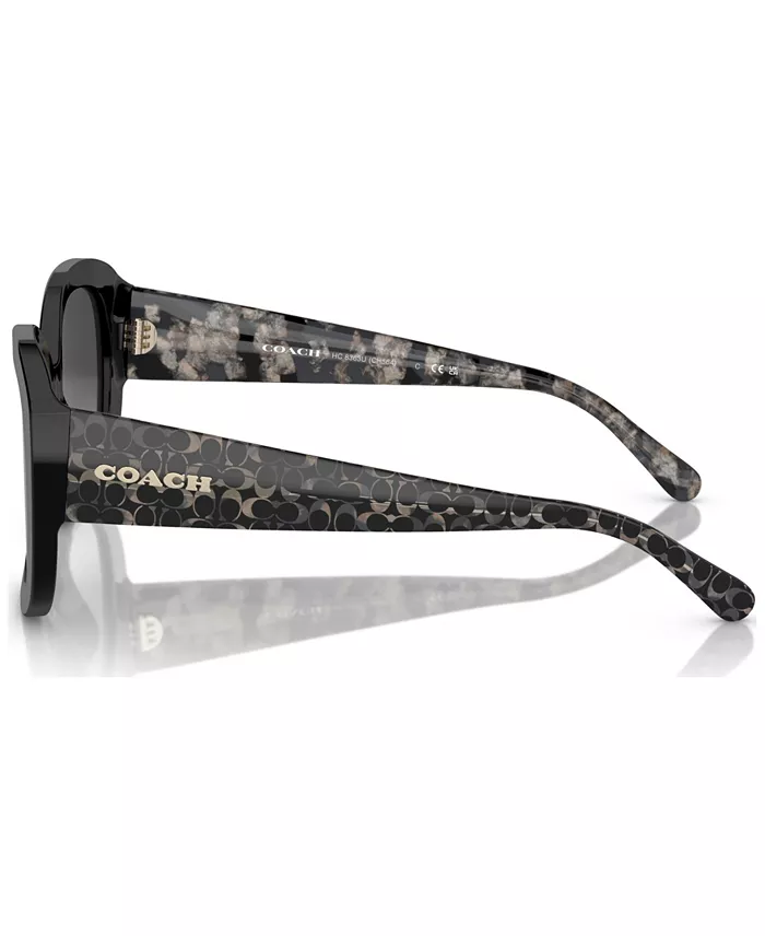 COACH Women's CH564 Sunglasses Gradient HC8363U Women's Fashion Shoes & Accessories