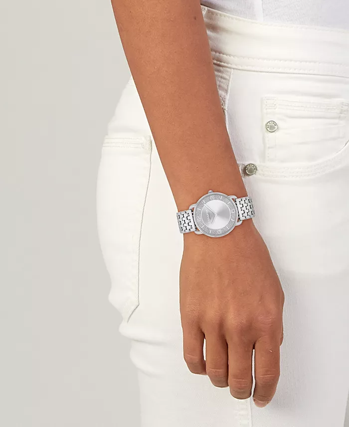 COACH Women's Silver Elliot Stainless Steel Watch 36mm Jewelry & Watches