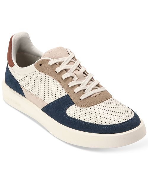 Cole Haan Men's Grand Crosscourt Daily Lace-Up Court Sneakers Men's Shoes