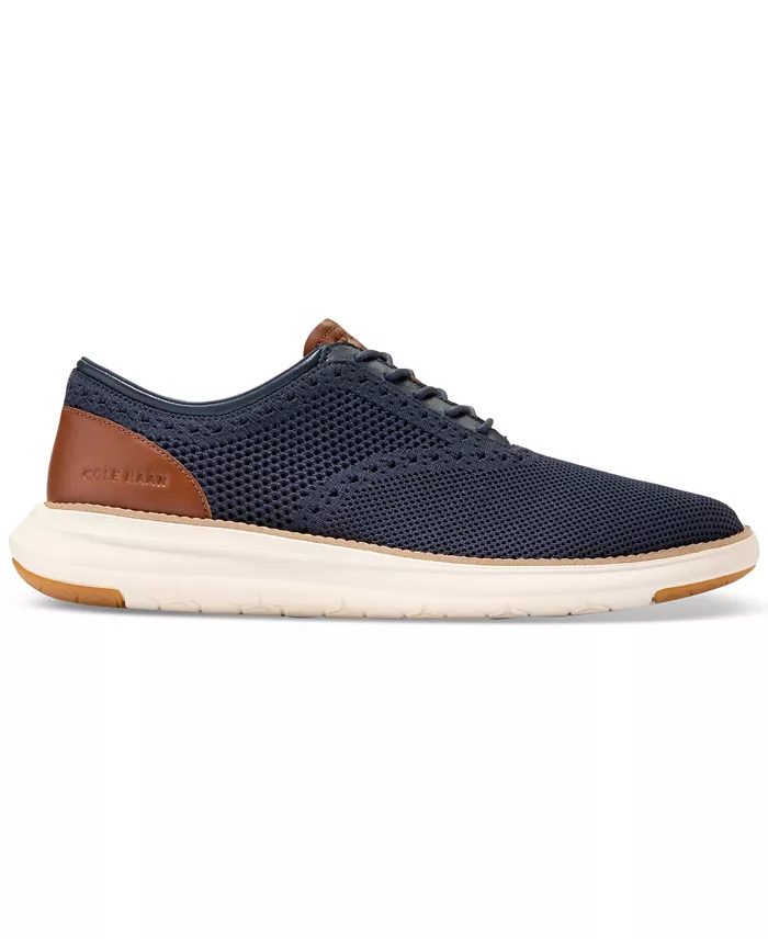 Cole Haan Men's Grand Remix Lace-Up Knit Oxford Shoes Men's Shoes
