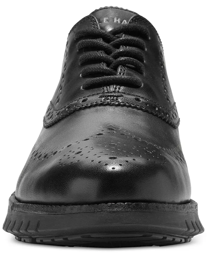 Cole Haan Men's ZERØGRAND Remastered Lace-Up Wingtip Oxford Shoes Men's Shoes