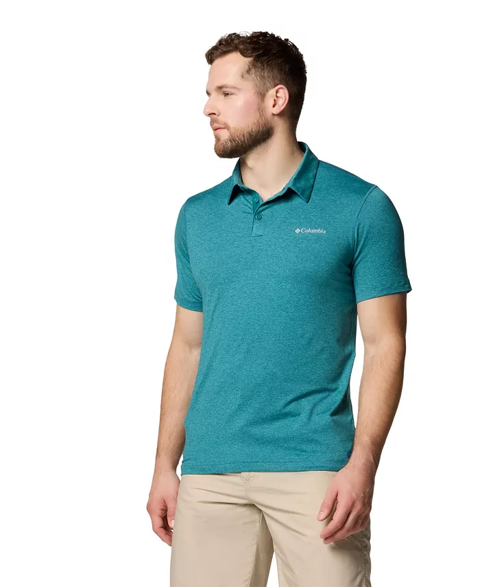 Columbia Men's Carter Short Sleeve Performance Crest Polo Men's Fashion & Accessories