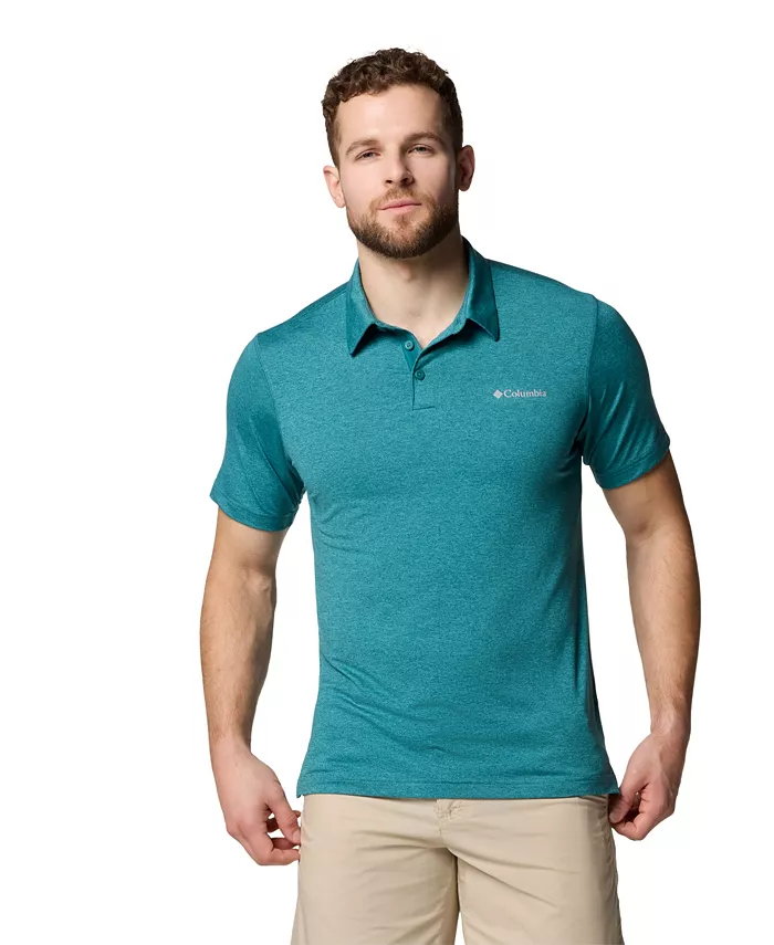 Columbia Men's Carter Short Sleeve Performance Crest Polo Men's Fashion & Accessories
