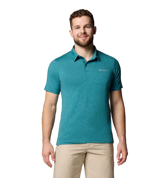 Columbia Men's Carter Short Sleeve Performance Crest Polo Men's Fashion & Accessories