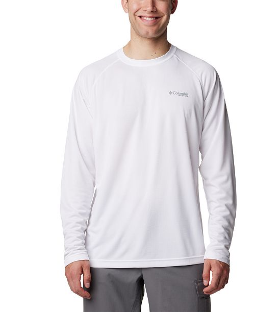 Columbia Men's PFG Solar Stream Performance Long-Sleeve Shirt Men's Fashion & Accessories