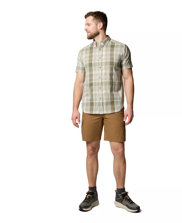 Columbia Men's Rapid Rivers Short Sleeve Plaid Shirt Men's Fashion & Accessories