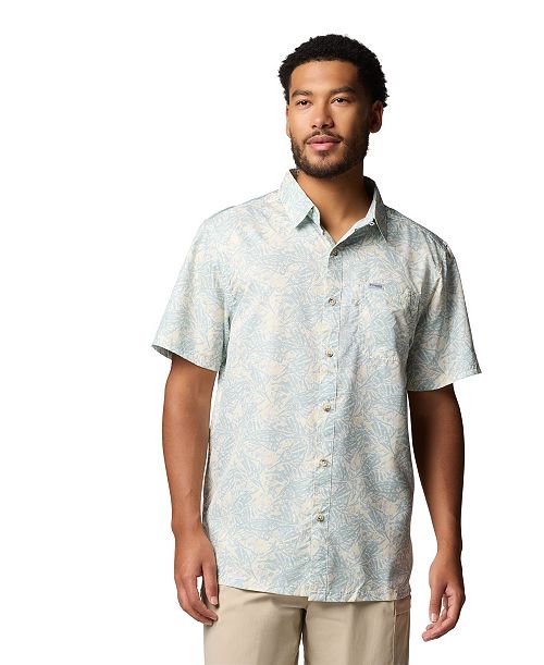 Columbia Men's Super Slack Tide Camp Shirt Men's Fashion & Accessories