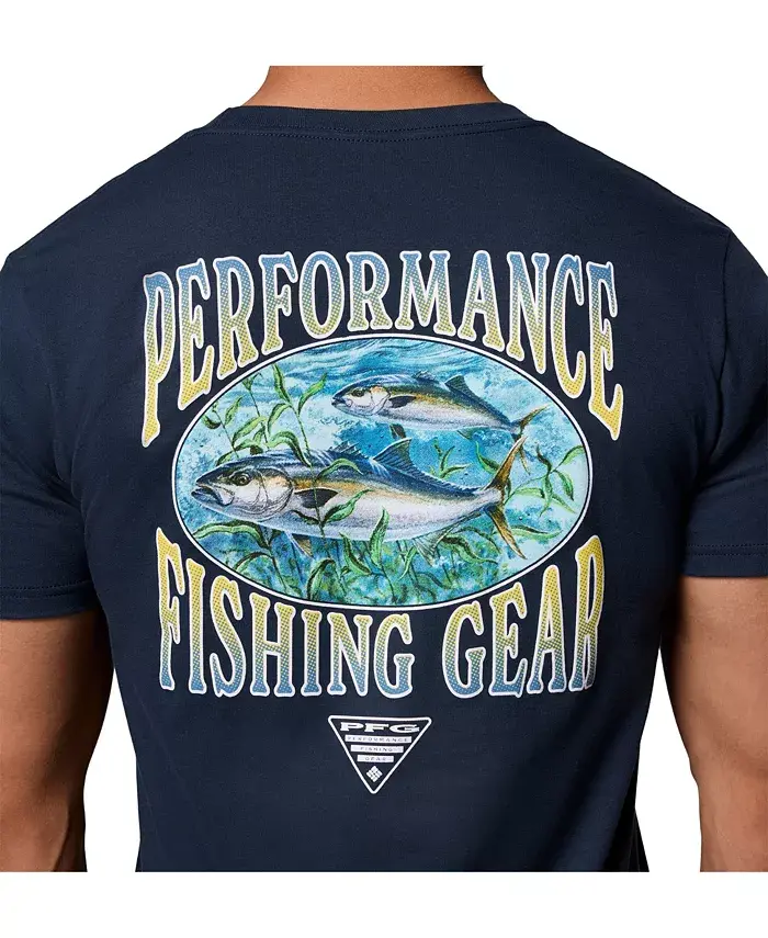 Columbia Men's Yellowtail Graphic T-Shirt Men's Fashion & Accessories