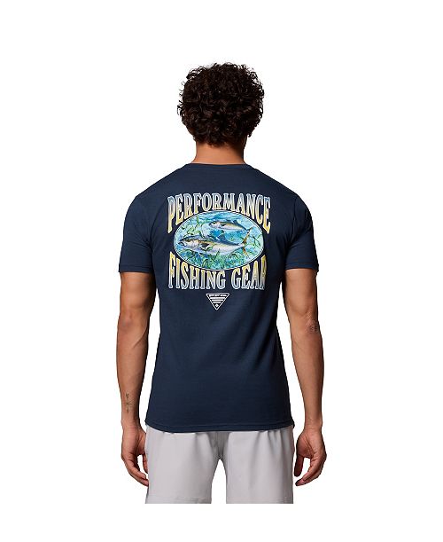 Columbia Men's Yellowtail Graphic T-Shirt Men's Fashion & Accessories