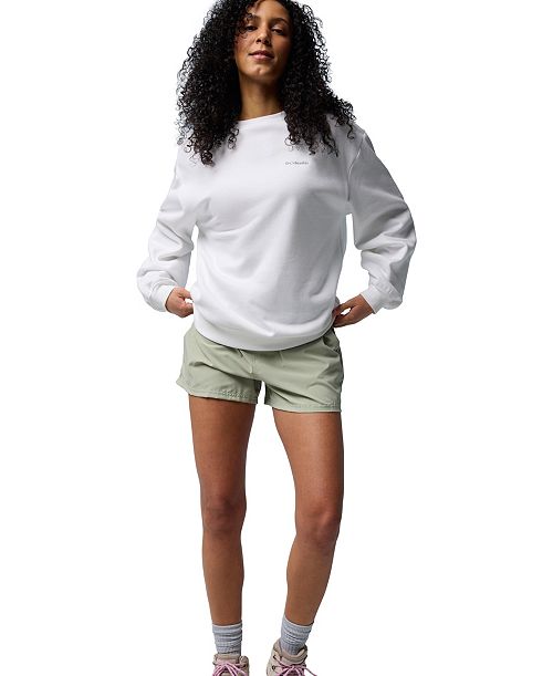 Columbia Women's Aldermore Crewneck and BlueVista Hill Short Women's Fashion Shoes & Accessories