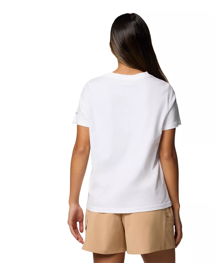 Columbia Women's Rolling Bend Graphic Short Sleeve Top Women's Fashion Shoes & Accessories