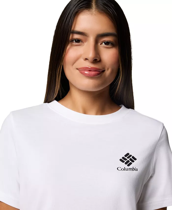Columbia Women's Rolling Bend Graphic Short Sleeve Top Women's Fashion Shoes & Accessories