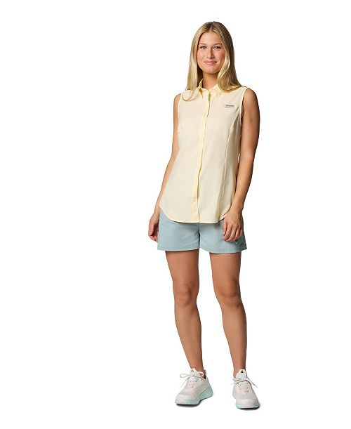 Columbia Women's Tamiami Sleeveless Shirt Women's Fashion Shoes & Accessories