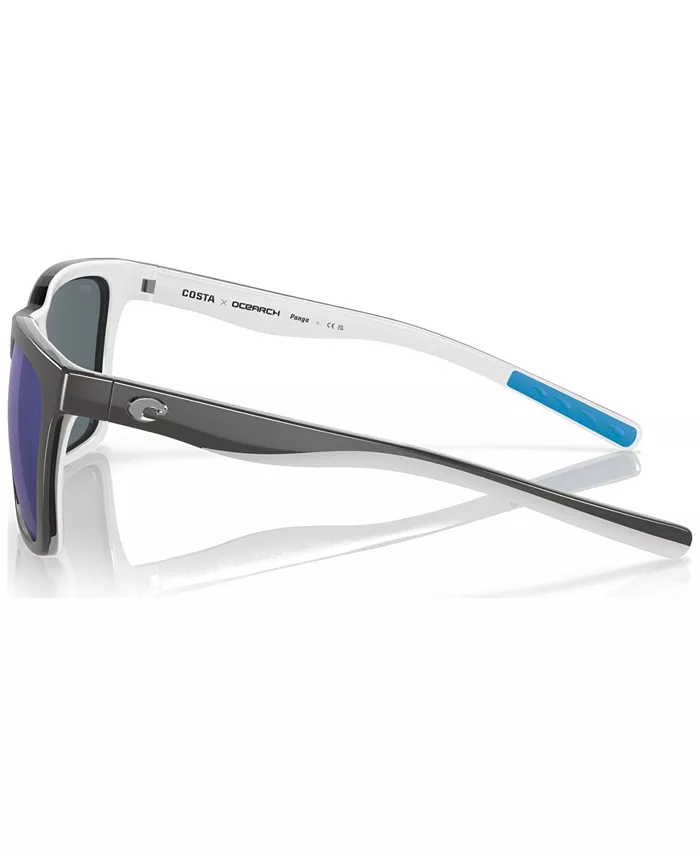 Costa Del Mar Women's Ocearch Panga Polarized Sunglasses Mirror Polar 6S9037 Women's Fashion Shoes & Accessories