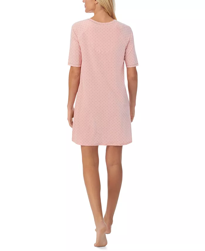 Cuddl Duds Elbow-Length Moisture Wicking Sleep T-Shirt Women's Fashion Shoes & Accessories