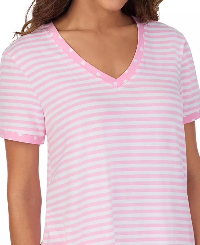 Cuddl Duds Women's 2-Pc. Cropped Short-Sleeve Pajama Set Women's Fashion Shoes & Accessories