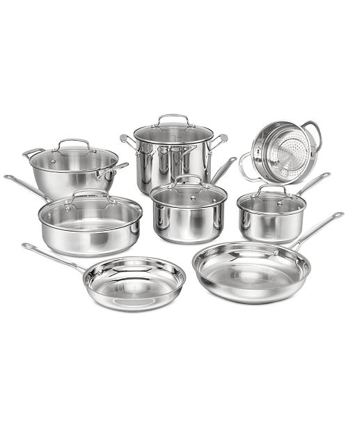 Cuisinart 13-Pc. Chef's Classic™ Stainless Steel Set Exclusively at Macy's Kitchen & Dining