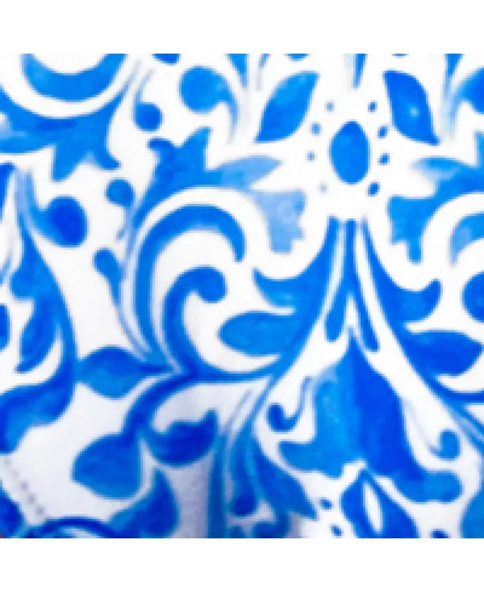 Cupshe Women's Boho Shell Stitch Halter Bikini Top & Cheeky Bottoms Set Women's Fashion Shoes & Accessories