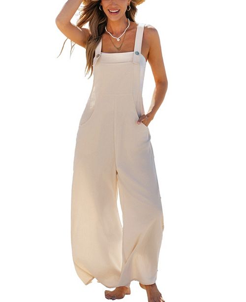 Cupshe Women's Daisy Chain Wide Leg Jumpsuit Women's Fashion Shoes & Accessories