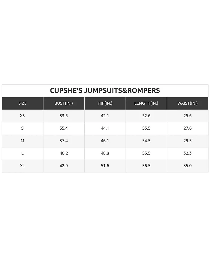 Cupshe Women's Plunge Halter Jogger Jumpsuit Created For Macy's Women's Fashion Shoes & Accessories