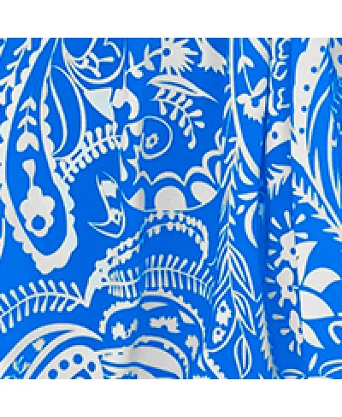 Cupshe Women's Sunny Daydream Paisley Maxi Beach Dress Women's Fashion Shoes & Accessories