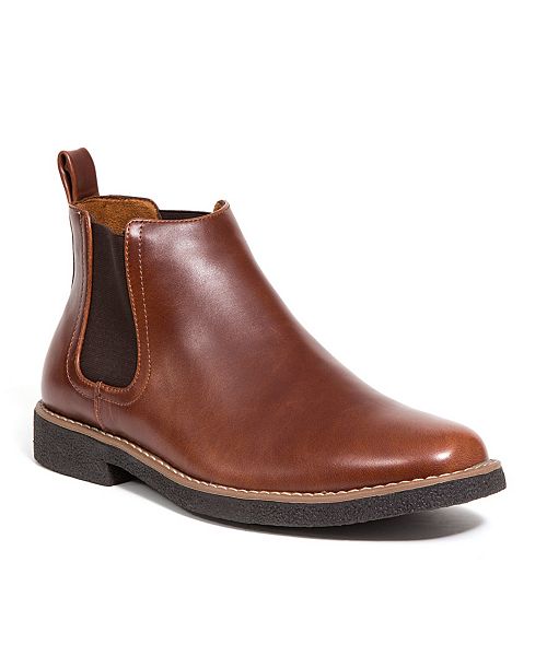 DEER STAGS Men's Rockland Memory Foam Chelsea Boot Men's Shoes