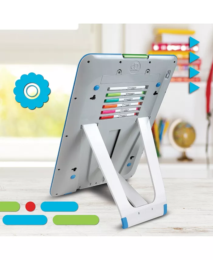 Discovery Kids Inspire Your Young Artist With The Discovery Kids Neon Glow Drawing Easel This Glow-in-the-dark Device Will Wow Kids With Its LED Lights Colorful Gel Glow Markers And Dazzling Light-up Modes Discovery Neon Glow Dr