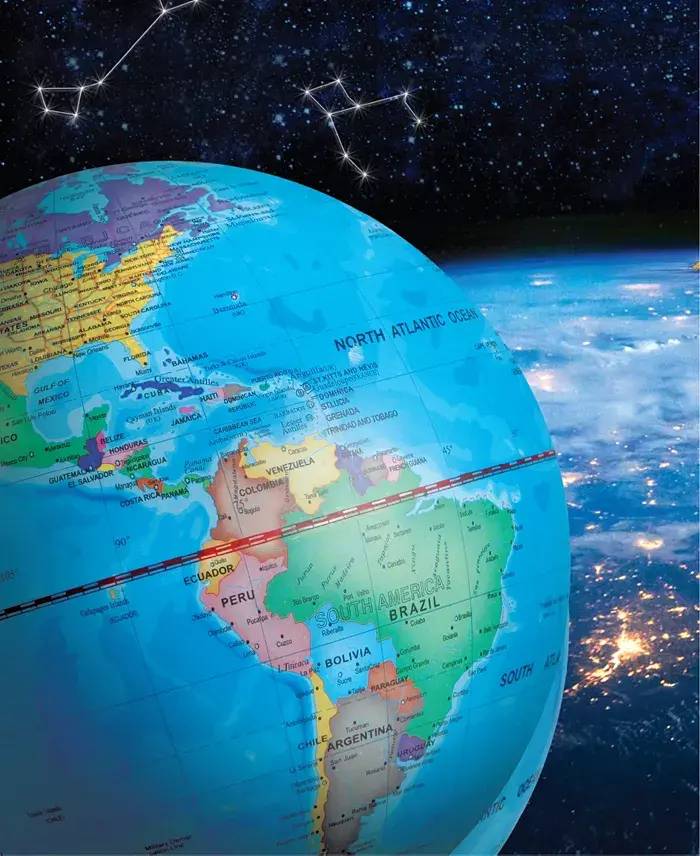 Discovery #MINDBLOWN 2 In 1 Globe Light Day And Night Illumination All Toys