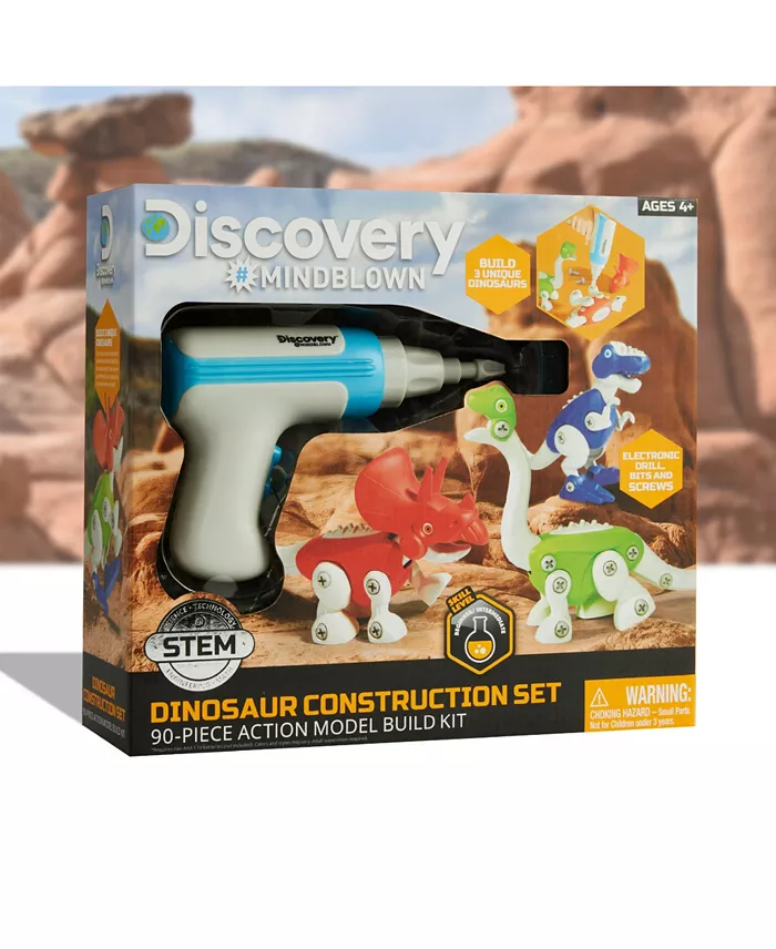 Discovery #MINDBLOWN Dinosaur Construction Action Model Build Set All Toys