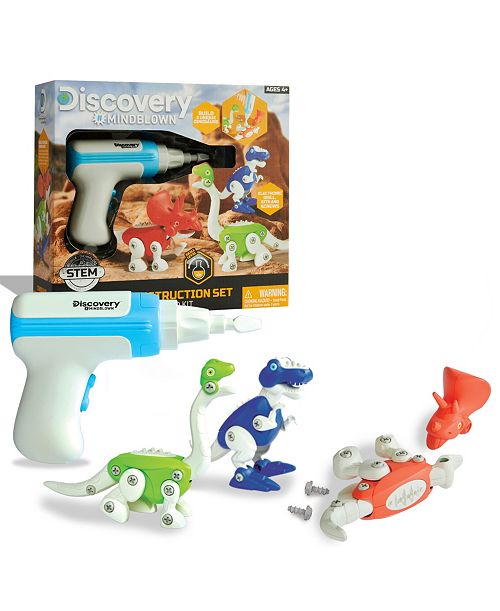 Discovery #MINDBLOWN Dinosaur Construction Action Model Build Set All Toys