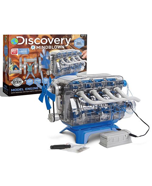 Discovery #MINDBLOWN Model Engine Kit with Moving Parts and Lights All Toys