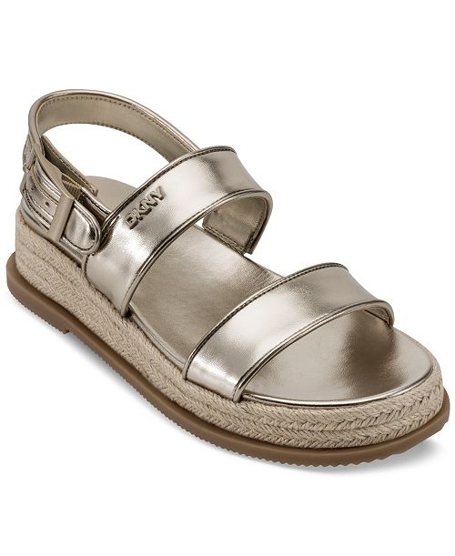 DKNY Women's Bernae Slingback Sandals Women's Fashion Shoes & Accessories