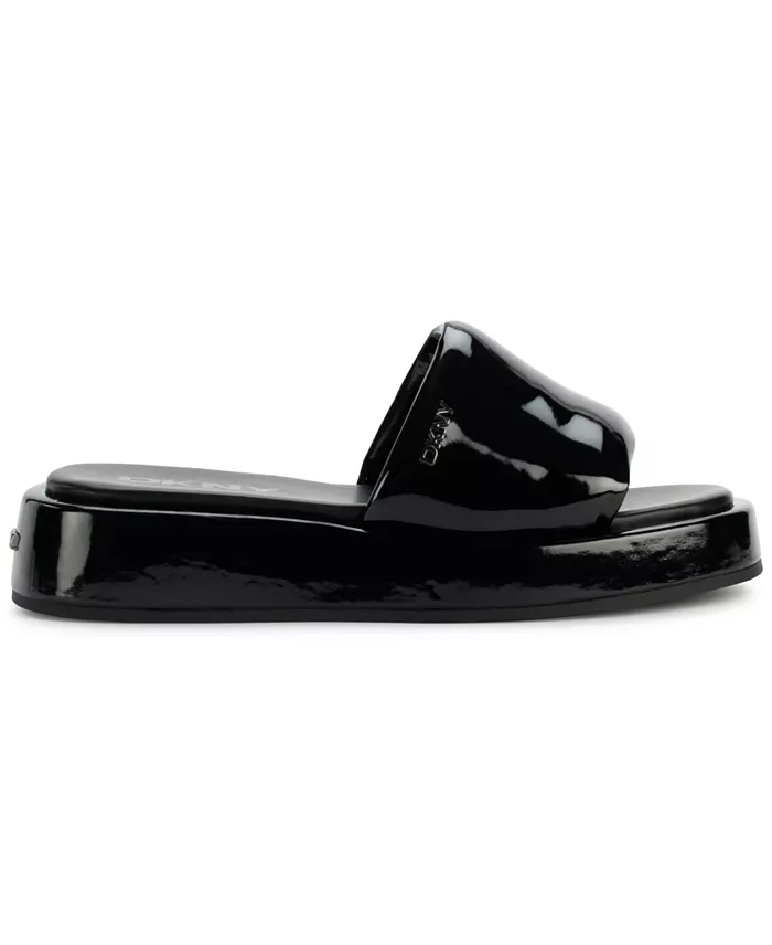 DKNY Women's Lachine Platform Slide Sandals Women's Fashion Shoes & Accessories