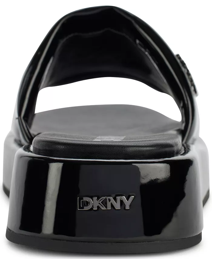 DKNY Women's Lachine Platform Slide Sandals Women's Fashion Shoes & Accessories