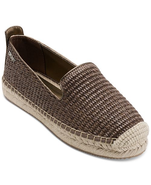 DKNY Women's Mallandra Espadrille Flats Women's Fashion Shoes & Accessories