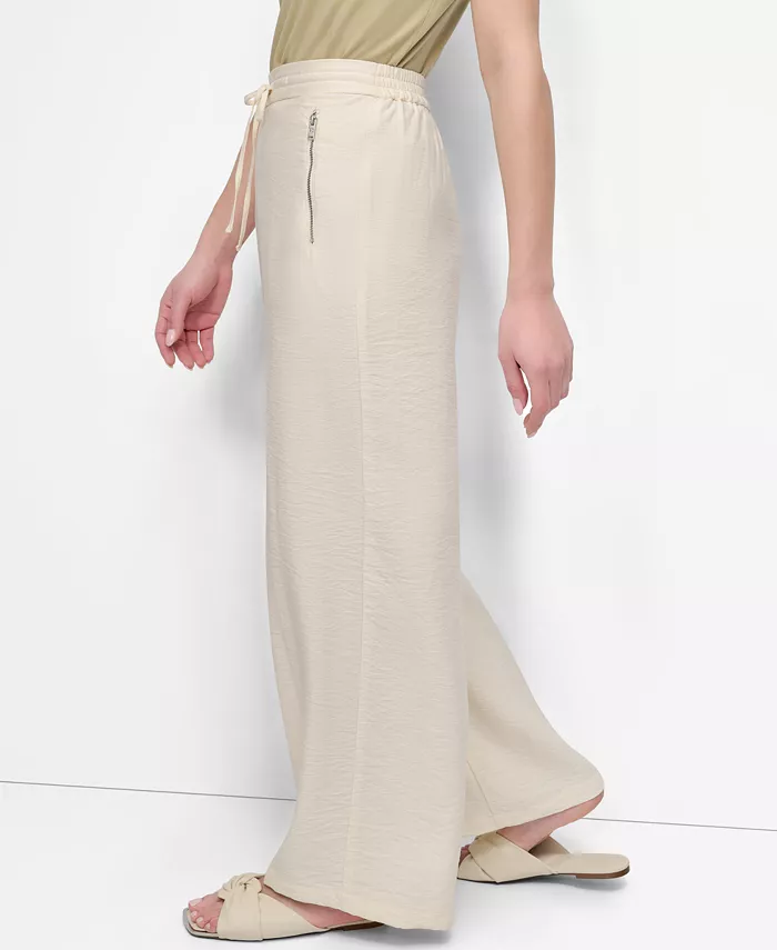 DKNY Women's Pull-On Drawstring Pants Women's Fashion Shoes & Accessories