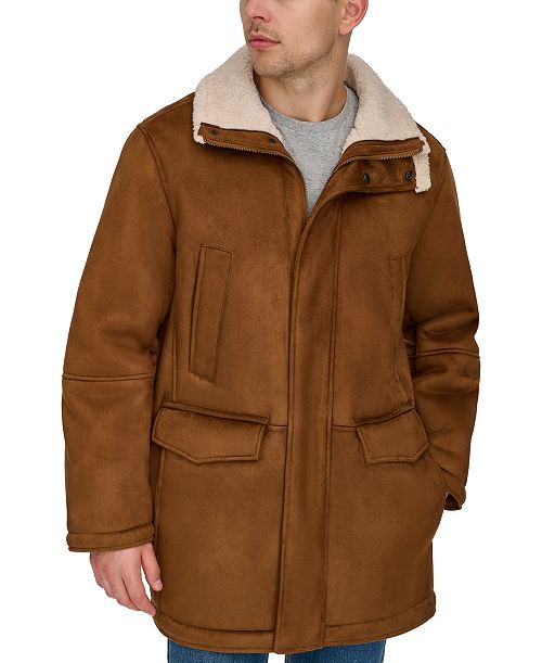 Dockers Men's Faux-Shearling Coat Men's Fashion & Accessories