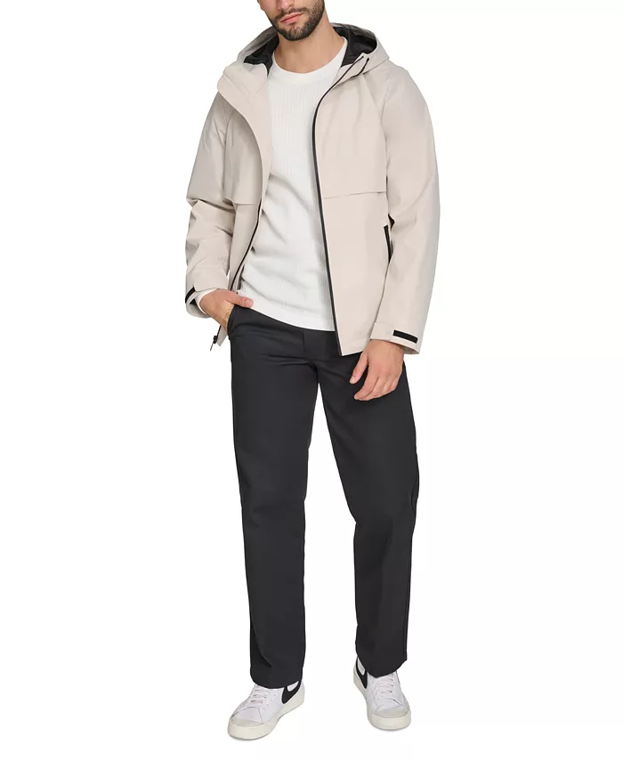 Dockers Men's Hooded Rain Jacket Men's Fashion & Accessories