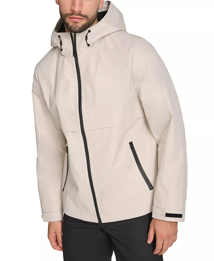 Dockers Men's Hooded Rain Jacket Men's Fashion & Accessories