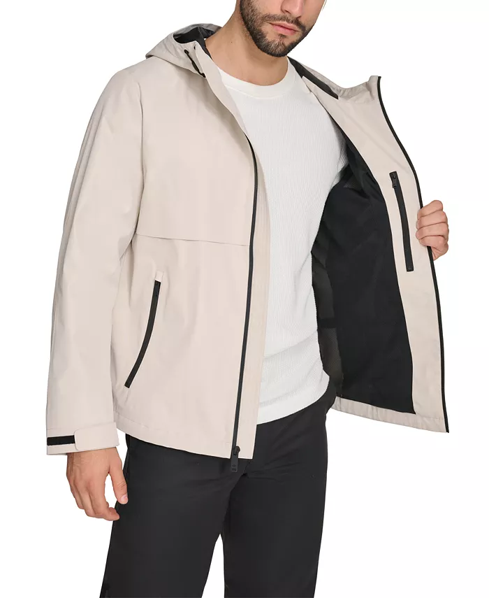 Dockers Men's Hooded Rain Jacket Men's Fashion & Accessories