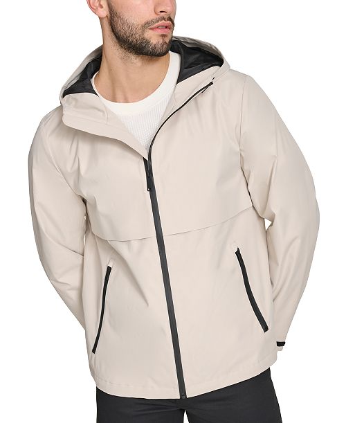 Dockers Men's Hooded Rain Jacket Men's Fashion & Accessories