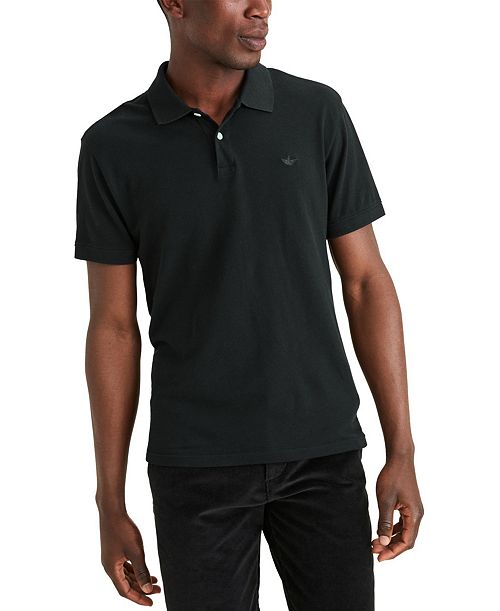 Dockers Men's Icon Slim-Fit Embroidered Logo Polo Shirt Men's Fashion & Accessories